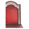 Hornacina Vintage Luis XVI - Marco de Plata y Madera de Roble con Tapizado Damasco