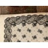 Mantilla Vintage en Negro - Encaje Fino de Estilo Tradicional Español