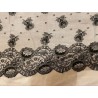 Mantilla Vintage en Negro - Encaje Fino de Estilo Tradicional Español
