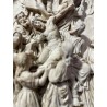 Relieve Escultural Religioso - Escena de la Crucifixión en Espuma de Mar