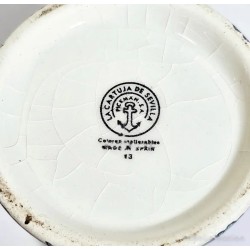 Bote de farmacia de Loza La Cartuja de Sevilla