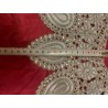 Cuello Vintage con Bordado de Plata - Pieza Artesanal de Alta Costura