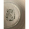 Cuencos de Porcelana Francesa Sarreguemines - Diseño Floral Azul y Blanco