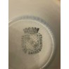 Cuencos de Porcelana Francesa Sarreguemines - Diseño Floral Azul y Blanco