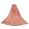 Manto Litúrgico en Seda Rosa con Bordados Dorados - Pieza Textil Religiosa