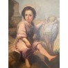 Óleo del Siglo XIX - Inspiración en la Escuela de Murillo