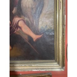 Óleo del Siglo XIX - Inspiración en la Escuela de Murillo
