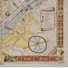 Mapa Histórico de Sevilla - Plano Vintage de Perspectiva General Años 50