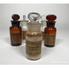 Colección Vintage de Frascos de Botica - Cristal Tallado Principios Siglo XX