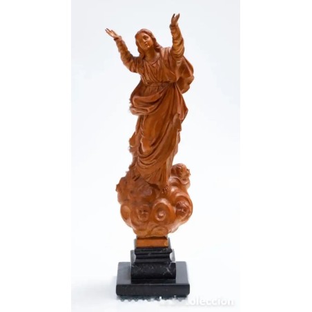 Escultura Religiosa Virgen Inmaculada - Talla de Madera Artesanal Principios Siglo XXI