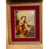 Pintura Religiosa Óleo - Réplica del Buen Pastor Estilo Bartolomé Esteban Murillo