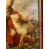 Pintura Religiosa Óleo - Réplica del Buen Pastor Estilo Bartolomé Esteban Murillo
