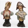 Bustos Vintage Austriacos Goldscheider - Figuras Históricas Policromadas Siglo XX