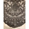 Mantilla Histórica de Cambray - Pieza Textil de Alta Costura Siglo XIX