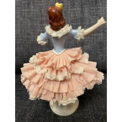 Figura de Bailarina Vintage en Porcelana - Escultura de Danza Clásica