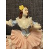 Figura de Bailarina Vintage en Porcelana - Escultura de Danza Clásica