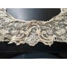 Tiraborda Vintage Blanca - Pieza Textil Artesanal con Bordado Calado