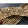 Entredos Vintage de Hojilla de Oro - Pieza Textil de Alta Costura