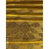 Entredos Vintage de Seda Bordado en Oro - Pieza Textil de Lujo Histórica
