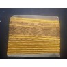 Entredos Vintage de Seda Bordado en Oro - Pieza Textil de Lujo Histórica