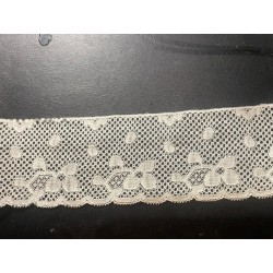 Encaje Vintage Delicado - Pieza Textil Artesanal de Colección Histórica