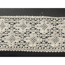 Encaje Vintage Delicado - Pieza Textil Artesanal de Colección Histórica