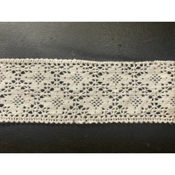 Encaje Vintage Delicado - Pieza Textil Artesanal de Colección Histórica