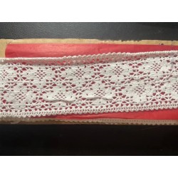 Encaje Vintage Delicado - Pieza Textil Artesanal de Colección Histórica