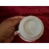Taza de Desayuno Antigua Cartuja Pickman - Porcelana Modelo Vista Rosa Vintage