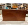 Antigua Papelera de Persiana - Escritorio Vintage Madera Diseño Rollup