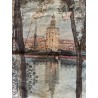Pareja de Tapices Vintage Sevilla - Torres del Oro y Giralda Expo 1929 Colección