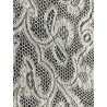 Encaje Antiguo de Bolillos Marfil - Puntilla Vintage 270cm x 9cm Diseño Floral