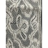 Encaje Antiguo de Bolillos Marfil - Puntilla Vintage 270cm x 9cm Diseño Floral