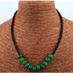 Collar de Esmeralda Natural y Espinelas - Gargantilla Piedras Preciosas 81CT