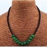 Collar de Esmeralda Natural y Espinelas - Gargantilla Piedras Preciosas 81CT