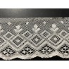 Encaje Antiguo de Bolillos Artesanal - Puntilla Vintage Blanca 470cm x 10cm