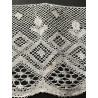 Encaje Antiguo de Bolillos Artesanal - Puntilla Vintage Blanca 470cm x 10cm
