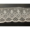Encaje Antiguo de Bolillos Artesanal - Puntilla Vintage Blanca 470cm x 10cm
