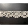 Encaje Antiguo de Bolillos con Flores - Puntilla Vintage Calada 420cm x 8cm