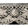 Encaje Antiguo de Bolillos con Flores - Puntilla Vintage Calada 420cm x 8cm