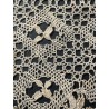 Encaje Antiguo de Bolillos Motivo Cruces - Puntilla Vintage 300cm x 10cm Artesanal