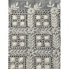 Tiraborda Antigua Bordado Richelieu - Cenefa Baptist Calado Geométrico 200 cm x 15 cm