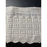 Tiraborda Antigua Bordado Richelieu - Cenefa Baptist Calado Geométrico 200 cm x 15 cm