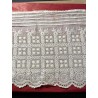 Tiraborda Antigua Bordado Richelieu - Cenefa Baptist Calado Geométrico 200 cm x 15 cm