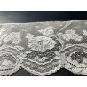 Encaje Antiguo de Malla con Flores - Puntilla Vintage 350cm x 11cm Estilo Valencienne