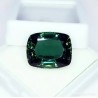 Turmalina Verde Certificada 9.32ct - Gema Talla Cojín AAA Premium Transparente
