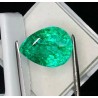 Esmeralda Natural Colombiana 10.22ct - Gema Talla Pera AAA Premium Certificada