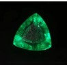 Esmeralda Colombiana Talla Trillion 8.62ct - Gema Certificada Verde Intenso AAA