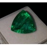 Esmeralda Colombiana Talla Trillion 8.62ct - Gema Certificada Verde Intenso AAA