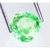 Zafiro Verde Natural Talla Pera 7.07CT - Transparent Certified Gem Premium AAA